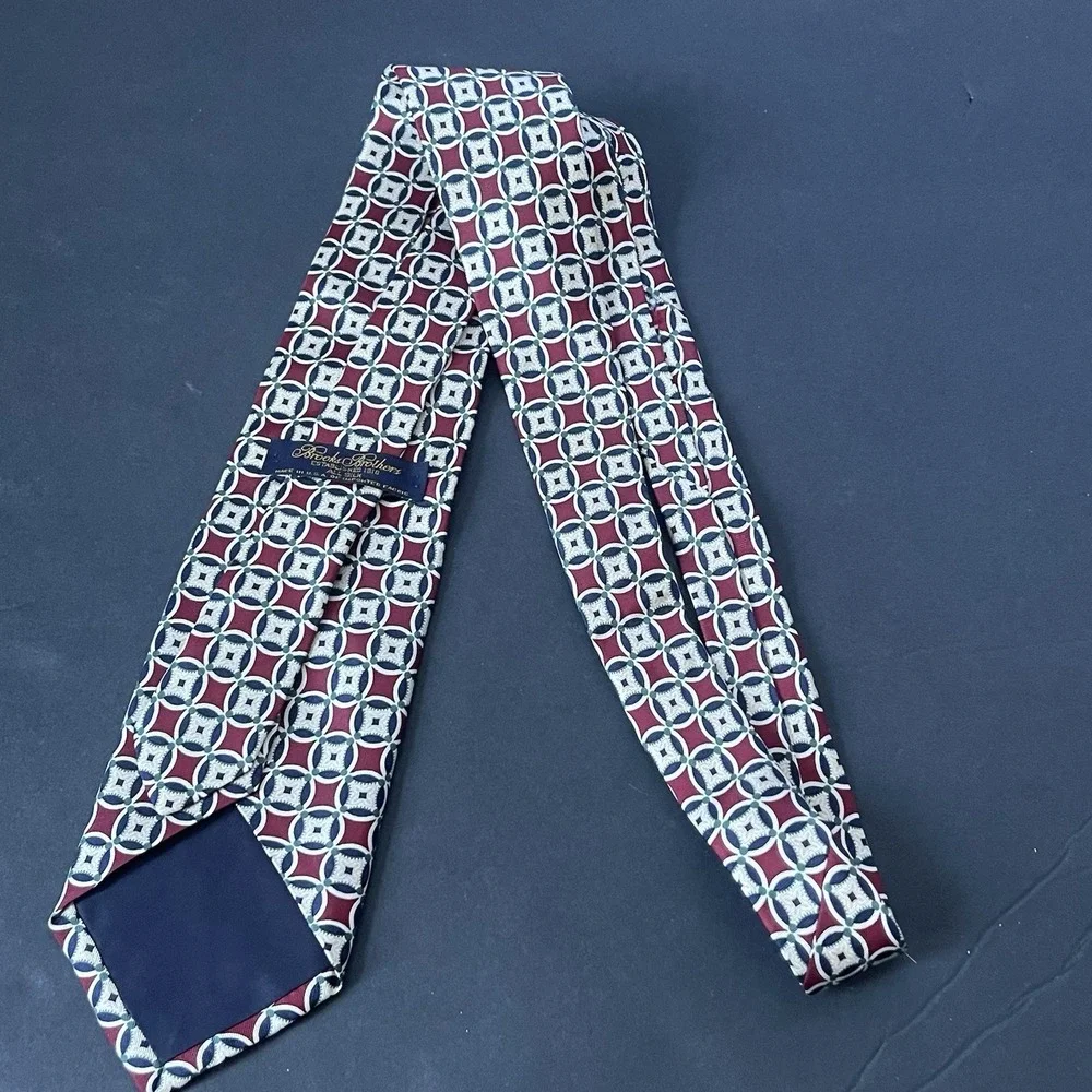 BROOKS BROTHERS, Established 1818,100% Silk,Necktie USA Designer